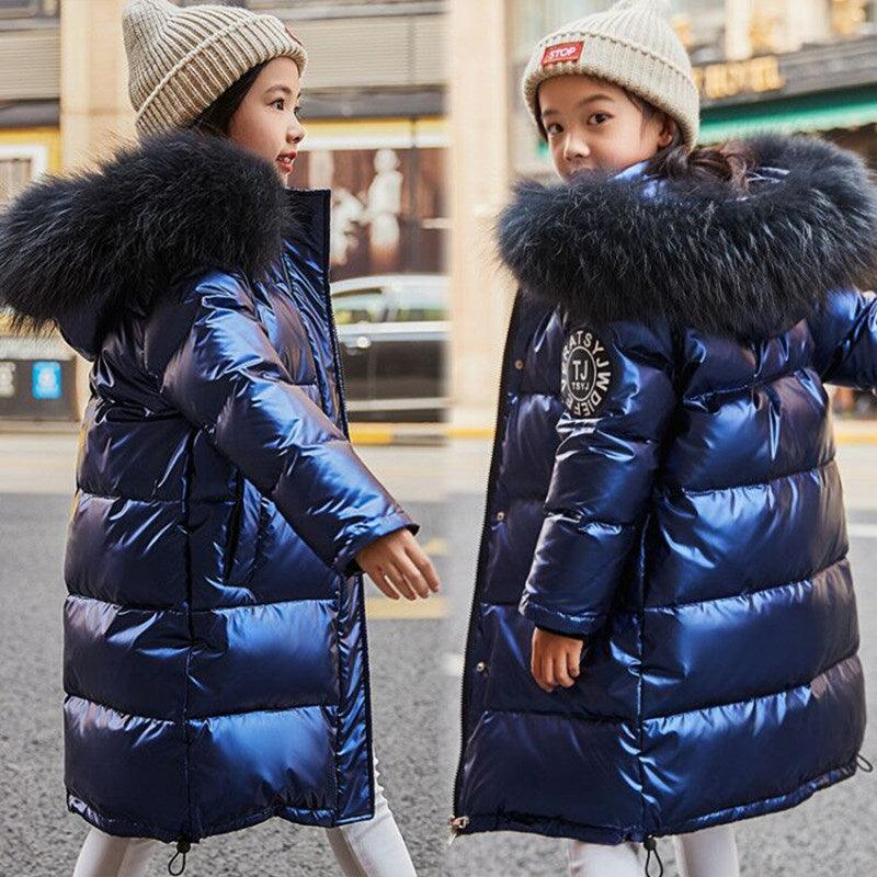 Children's shiny down jacket - MAXIME