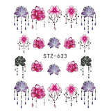 1pcs Nail Sticker Butterfly Flower - MAXIME