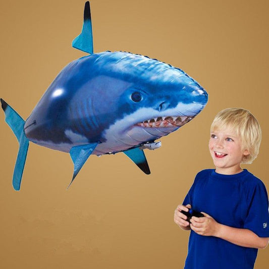 Remote Control Shark Toy Air Swimming Fish Infrared Flying RC Airplanes Balloons - MAXIME