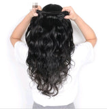 Real hair wig body wave human hair weaves - MAXIME