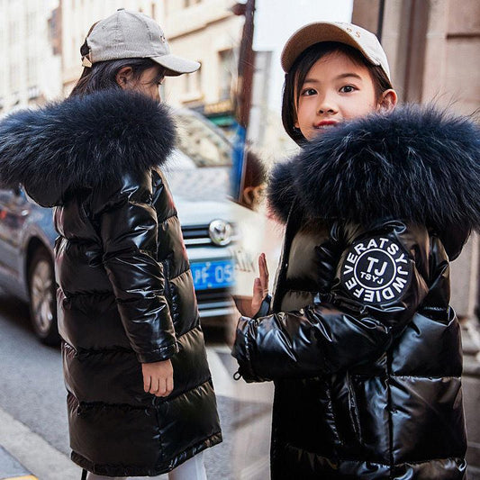 Children's shiny down jacket - MAXIME