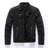 Maxime Men Pu Leather Jackets Coats - MAXIME