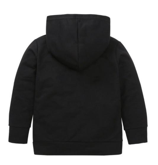 Children's hooded sweater letter top - MAXIME