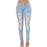 Women Jeans Pencil Pants Denim Jeans - MAXIME