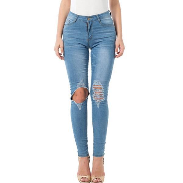 Women Jeans Pencil Pants Denim Jeans - MAXIME