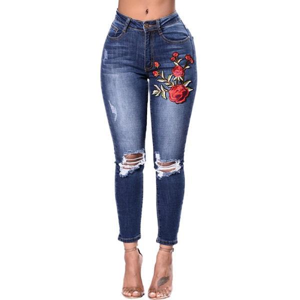 Women Jeans Pencil Pants Denim Jeans - MAXIME