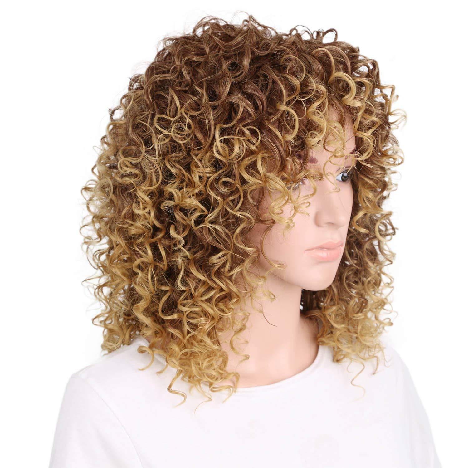 Fashionable chemical short curly hair wig - MAXIME