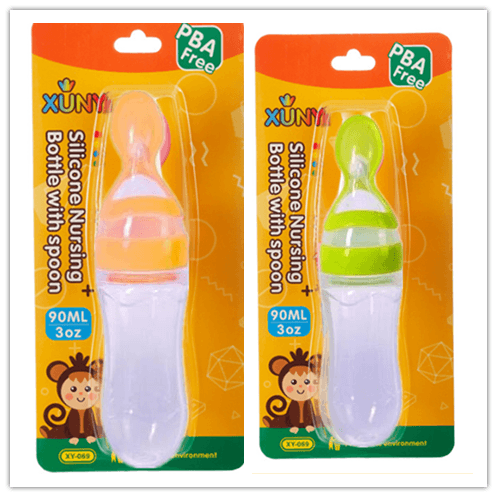 Silicone Training Rice Spoon, Infant Cereal Food Supplement, Safe Feeder - MAXIME