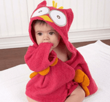 Cartoon Cute Animal Modeling Baby Bath Towels Baby Bathrobes Cotton Children's Bathrobes Baby Hooded - MAXIME