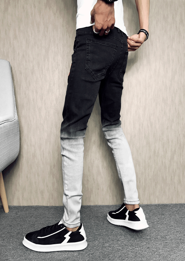 Maxime Black Feet Pants Rose Jeans - MAXIME