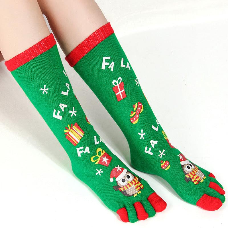 Christmas Five Finger Socks - MAXIME