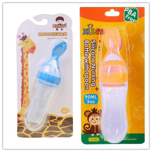 Silicone Training Rice Spoon, Infant Cereal Food Supplement, Safe Feeder - MAXIME