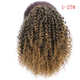 Drawstring Stretch Small Curly Wig - MAXIME