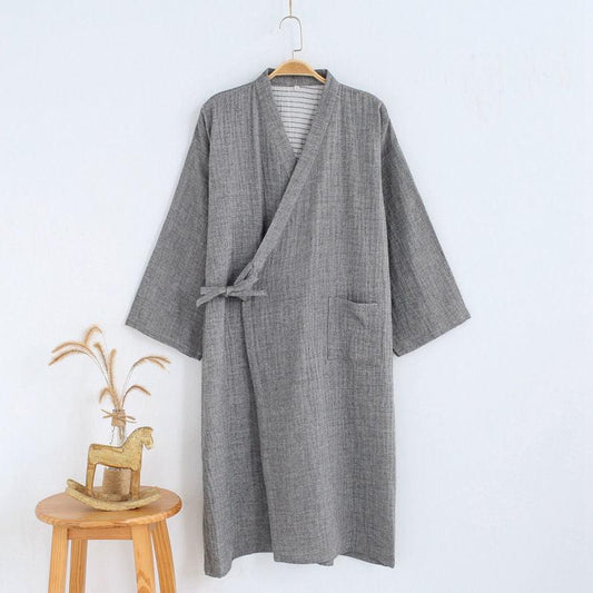 Bathrobe, Gauze, Home Wear, Steamed Thin Night Gown - MAXIME