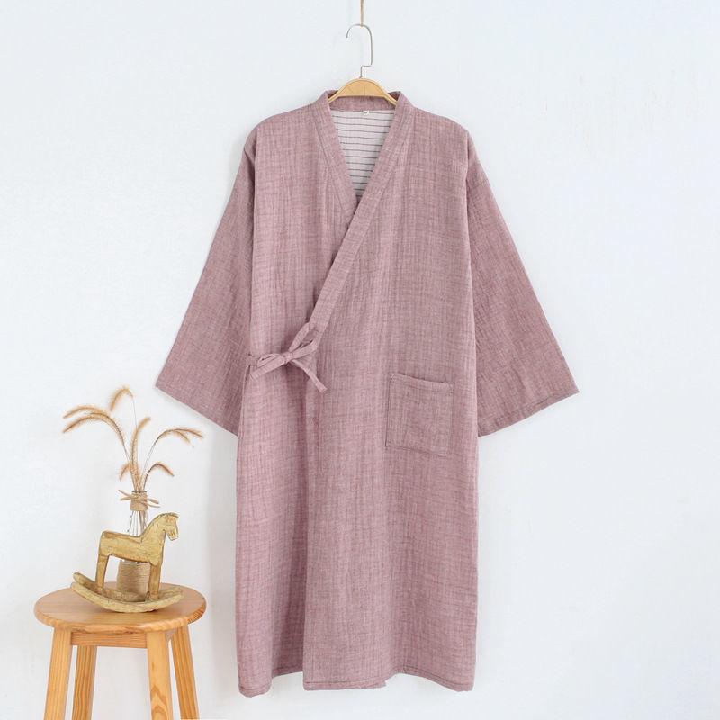 Bathrobe, Gauze, Home Wear, Steamed Thin Night Gown - MAXIME