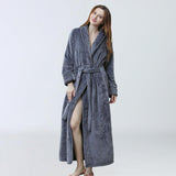 Thick waist velvet bathrobe - MAXIME