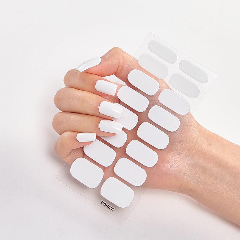 Nail Sticker Letter Color Nail Art Sticker Full Sticker - MAXIME