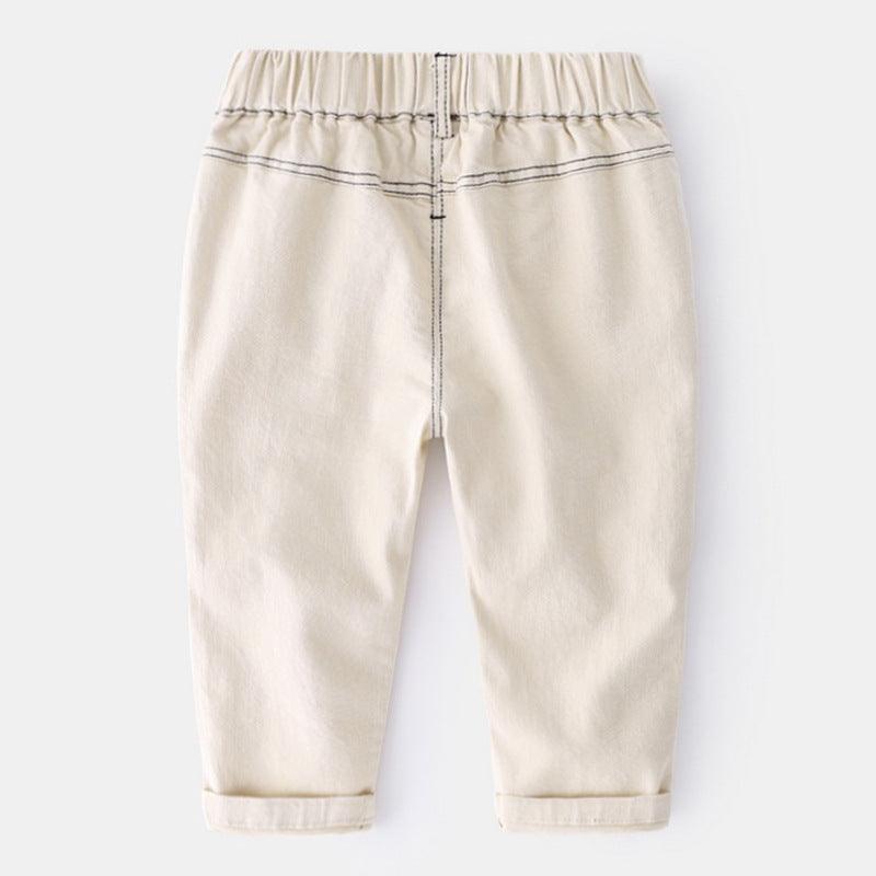 Baby Solid Color All-Match Trousers - MAXIME