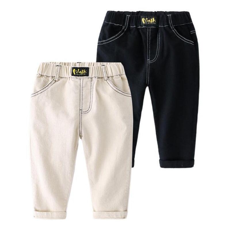 Baby Solid Color All-Match Trousers - MAXIME