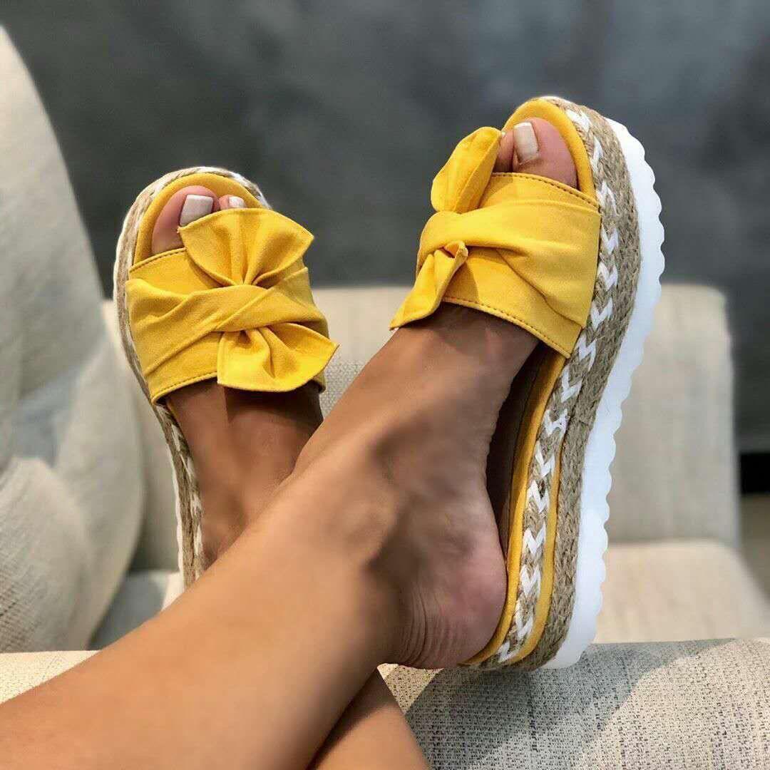 Women Bow Slippers - MAXIME