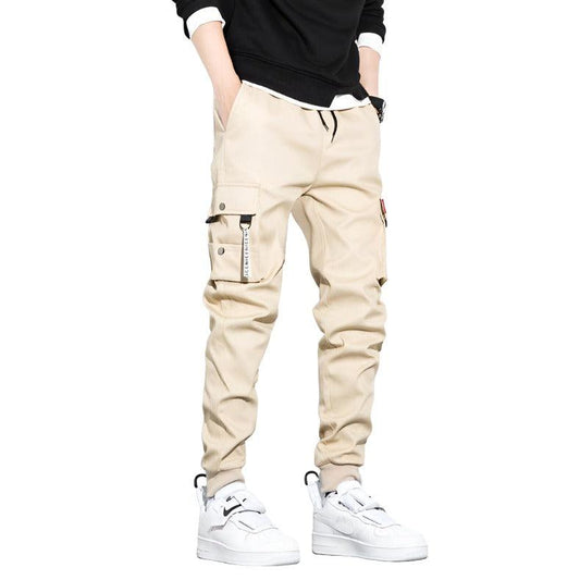 Loose Cotton Cargo Pants - MAXIME