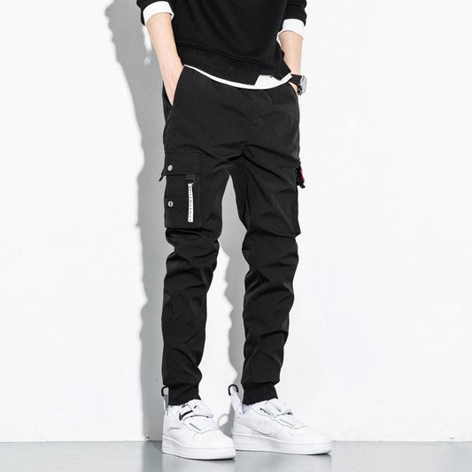 Loose Cotton Cargo Pants - MAXIME