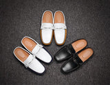 Men's Slippers, Men's Trendy, Summer Leather Half-Support Men - MAXIME