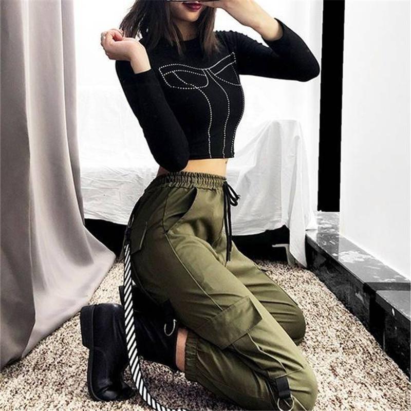 Streetwear Cargo Pants for Women - MAXIME