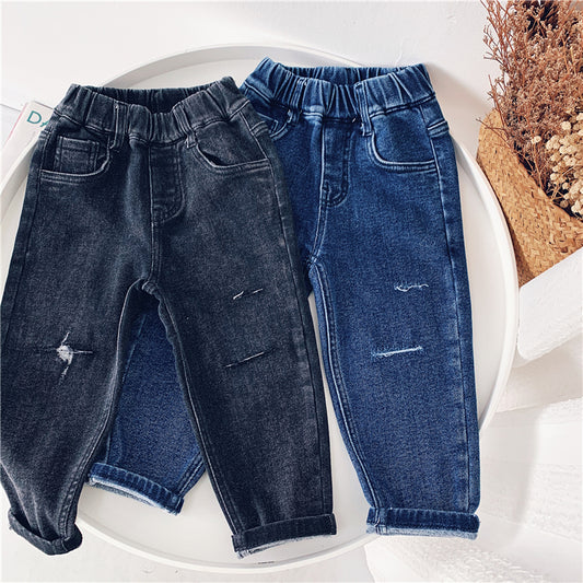 Jeans Straight Trousers Trendy Children s Clothing - MAXIME