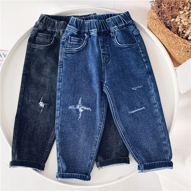 Jeans Straight Trousers Trendy Children s Clothing - MAXIME