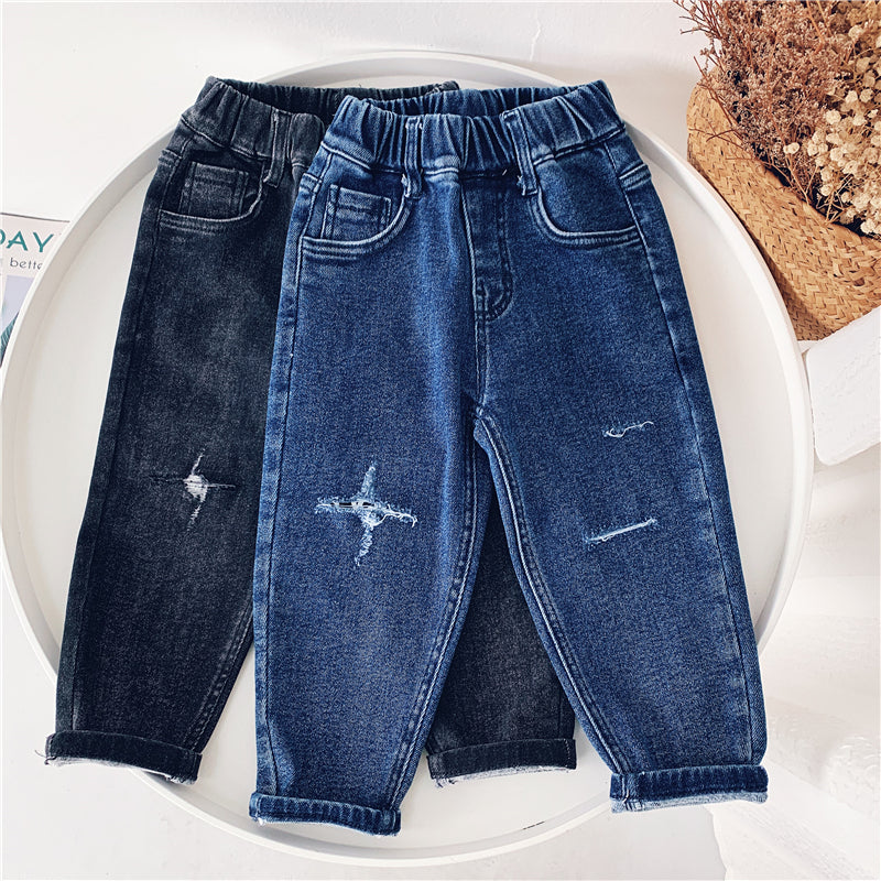 Jeans Straight Trousers Trendy Children s Clothing - MAXIME