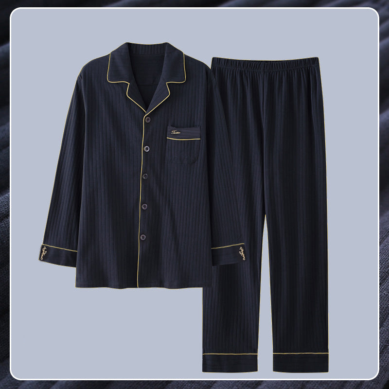 Men Pyjamas Spring And Winter Long Sleeves - MAXIME