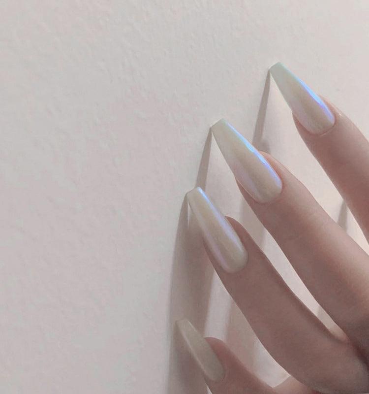 Long Ballet Nails With Flat And Pointed Water Droplets - MAXIME