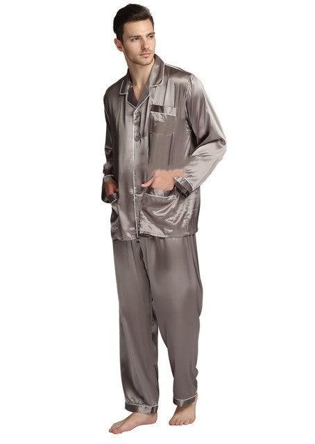 Mens Pajama Set Winter Sleepwear Men Homewear Warm Nightwear - MAXIME