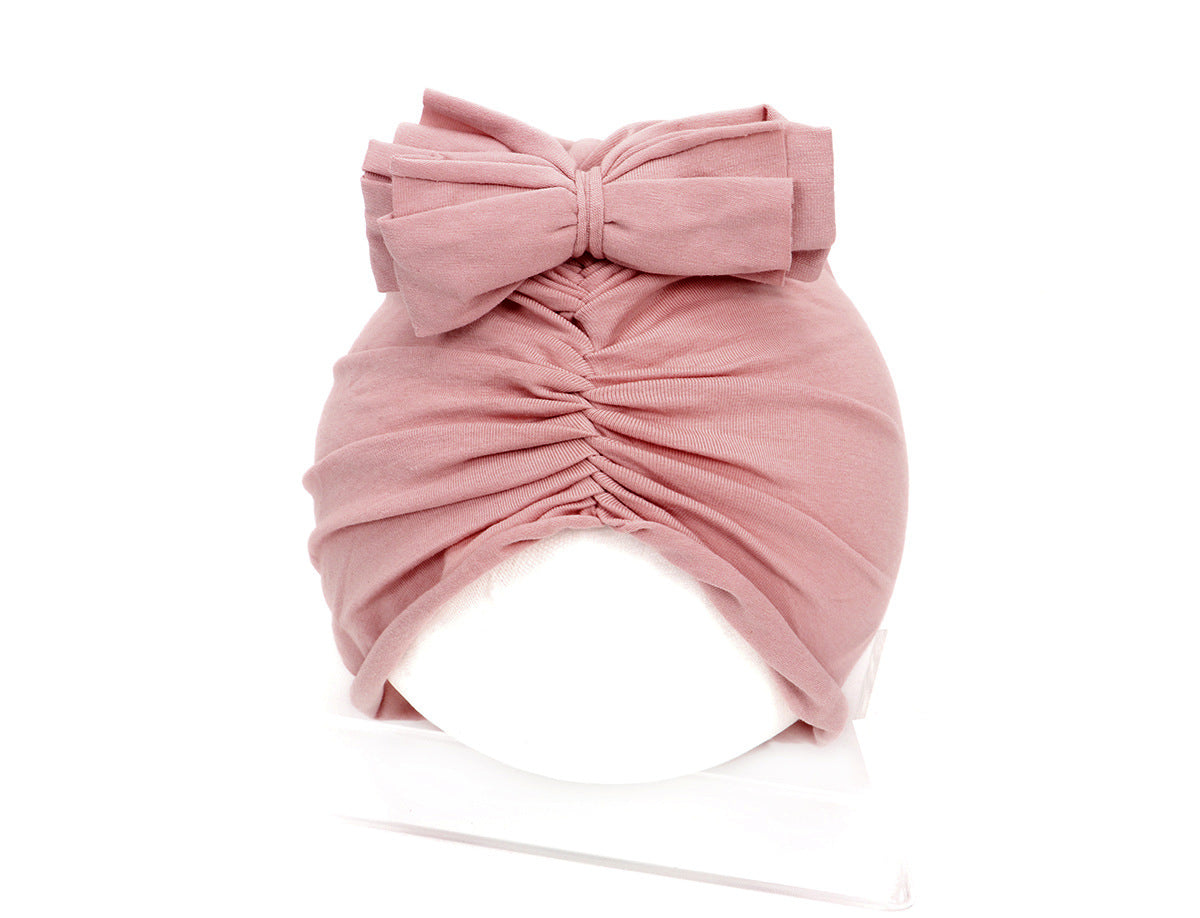 Cute Baby Hat Newborn Soft Baby Girl Hat Turban Infant Toddler Baby - MAXIME