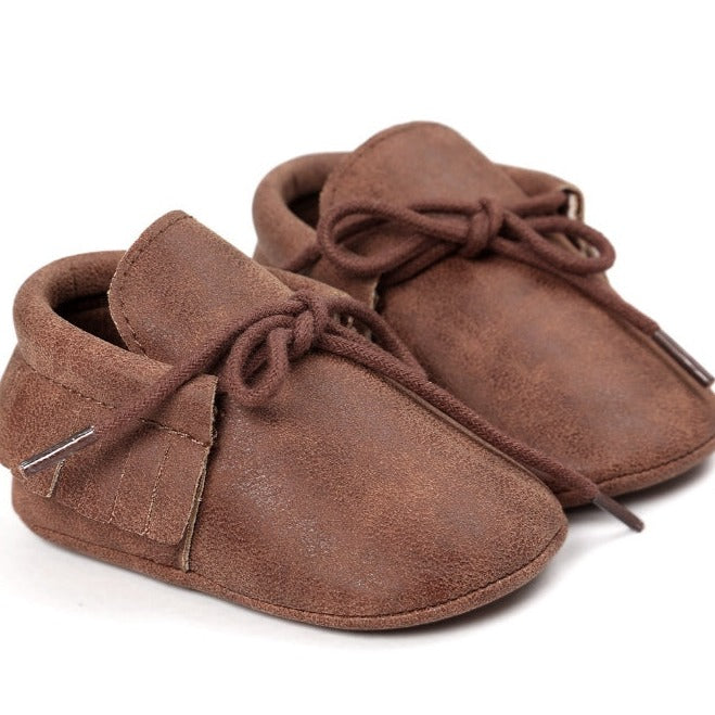 leather soft baby shoes - MAXIME