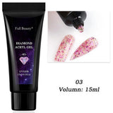 New Glitter Nail Art Crystal Extension Glue - MAXIME