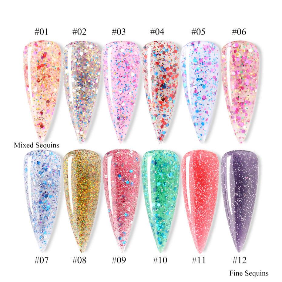 New Glitter Nail Art Crystal Extension Glue - MAXIME