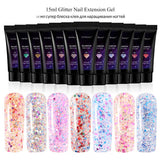 New Glitter Nail Art Crystal Extension Glue - MAXIME