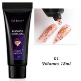 New Glitter Nail Art Crystal Extension Glue - MAXIME