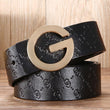 Letter G Smooth Belt Men - MAXIME