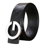 Letter G Smooth Belt Men - MAXIME