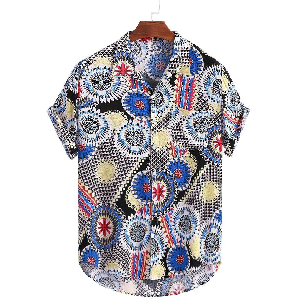 Summer Mens Casual Shirt Top - MAXIME