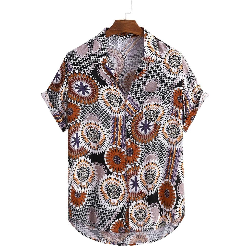 Summer Mens Casual Shirt Top - MAXIME