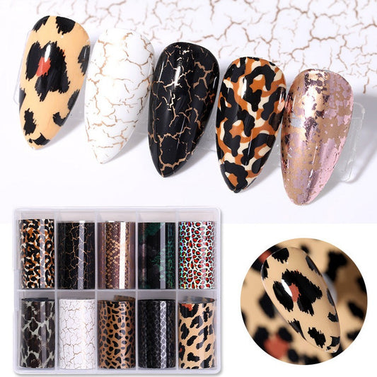 Ins Classic Manicure Nail Sticker Snake Star Set Sticker - MAXIME