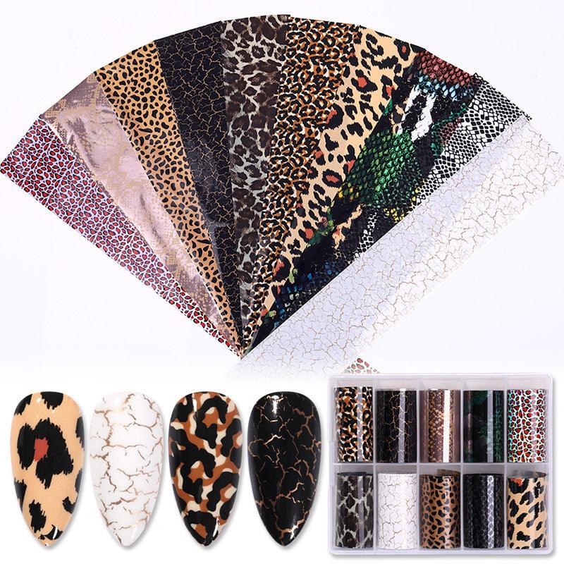 Ins Classic Manicure Nail Sticker Snake Star Set Sticker - MAXIME