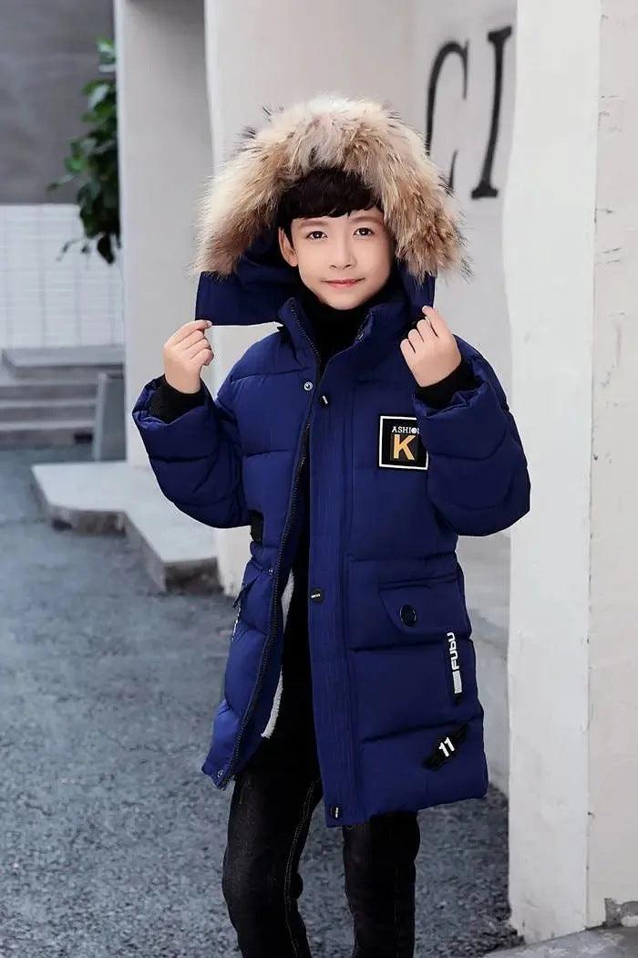 Children's Hooded Cotton Coat - MAXIME