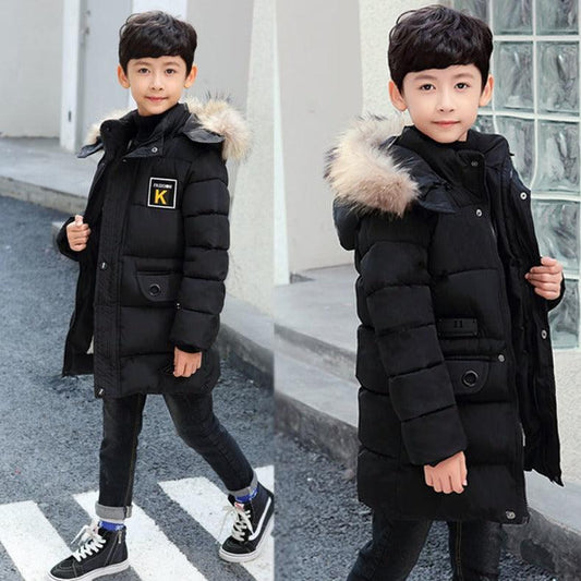 Children's Hooded Cotton Coat - MAXIME