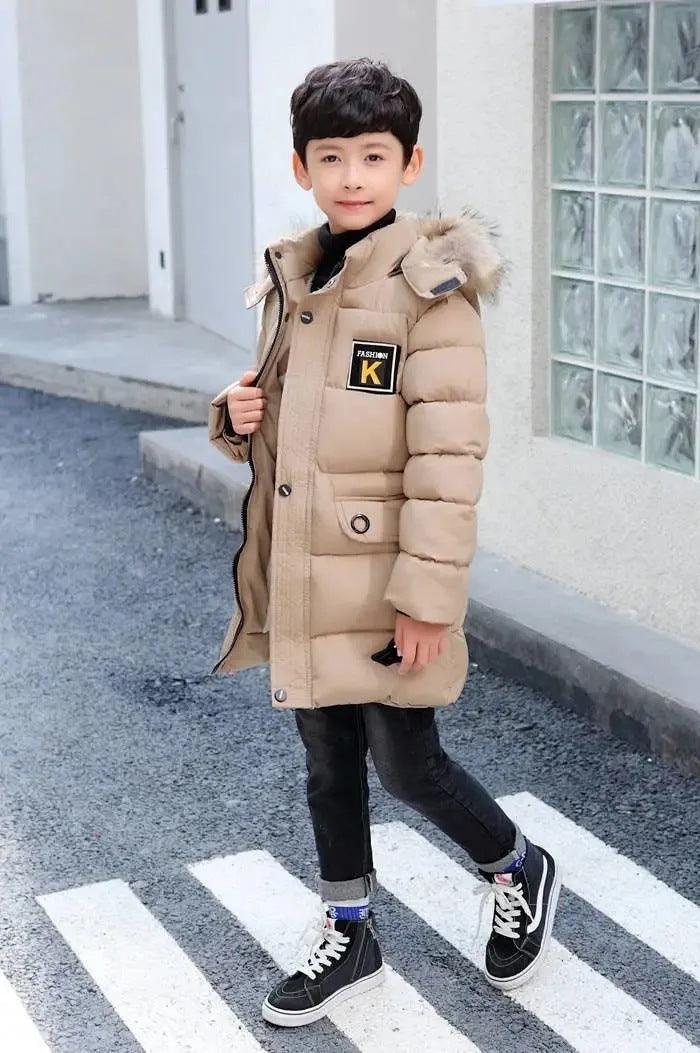 Children's Hooded Cotton Coat - MAXIME