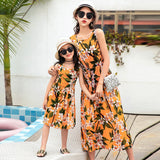 Mother And Daughter Vacation Beach Vest Long Skirt - MAXIME